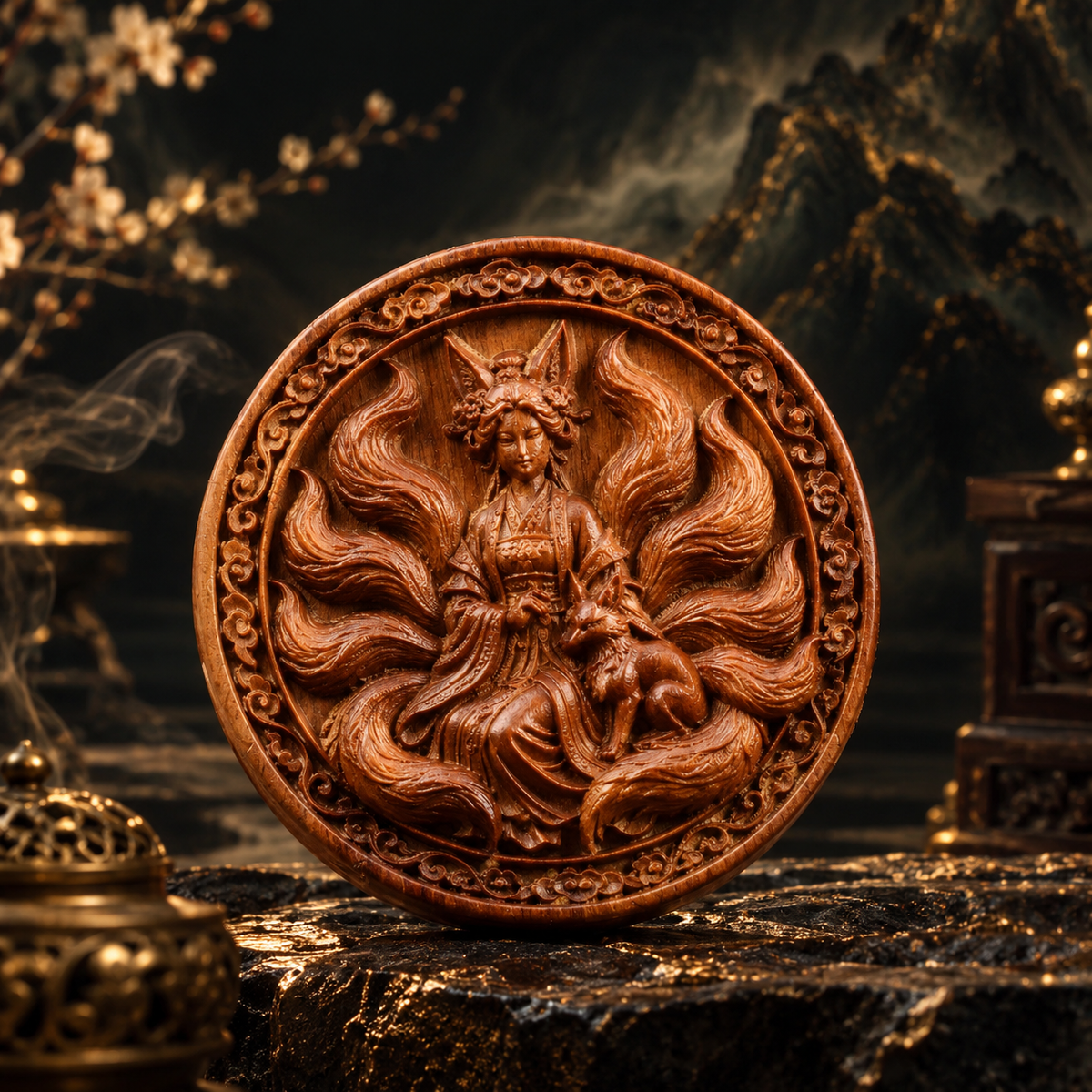 Nine-tailed Fox Spirit Carrier Implement - Guard Your Allure
