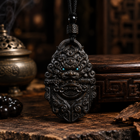 Pixiu Spirit Carrier Implement - Majesty and Holding a Sword